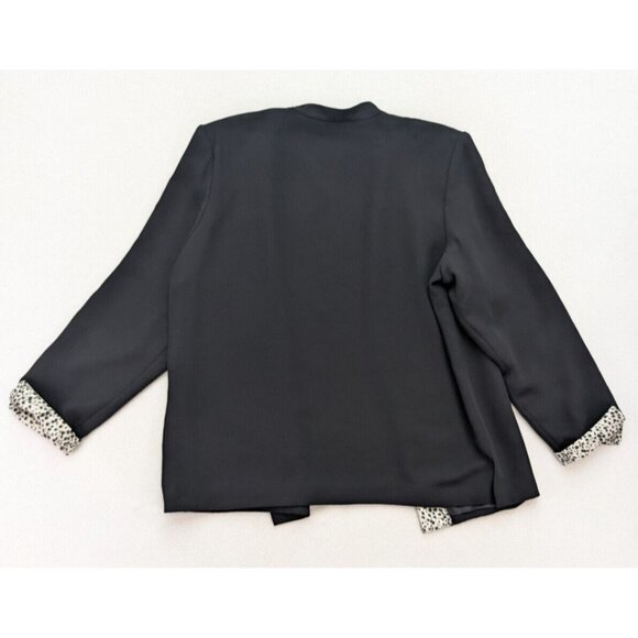 Coldwater Creek Women's Blazer Suit Jacket SIze 18 Black Business Career - Picture 12 of 12